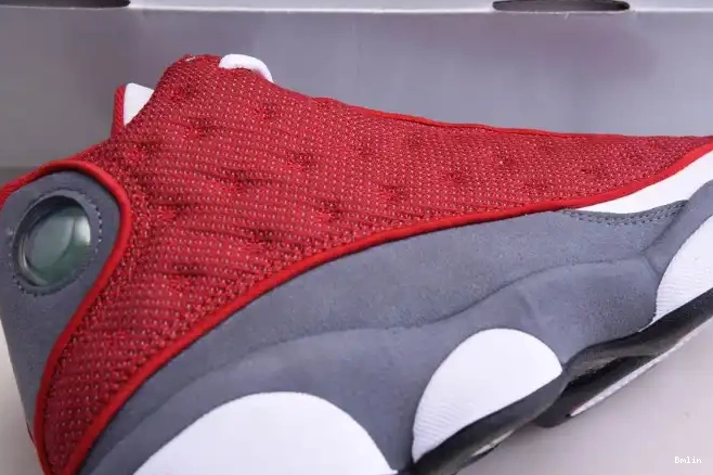 Bmlin shoes 414571-600 Retro Gym Grey Air Jordan 13 Flint Red 0608